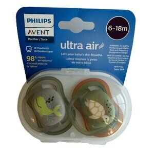 NIB Philips Avent Ultra Air Pacifier, 6-18 M